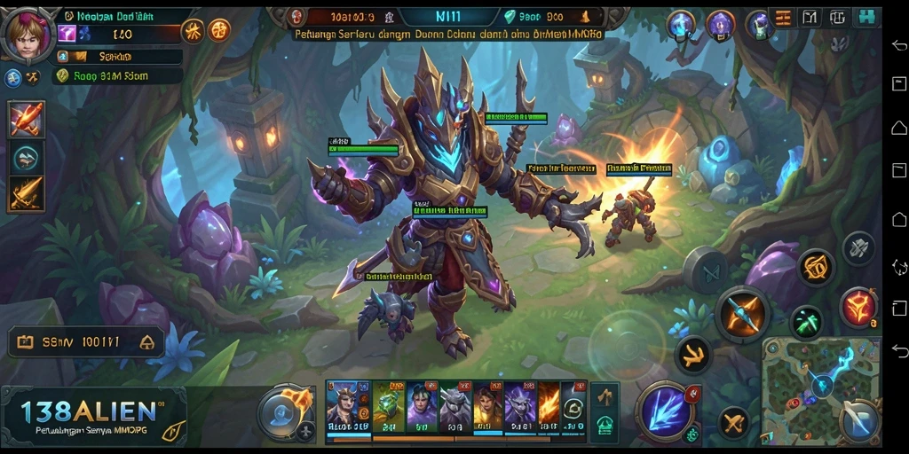 Gameplay seru di dunia fantastis 138ALIEN yang penuh petualangan.
