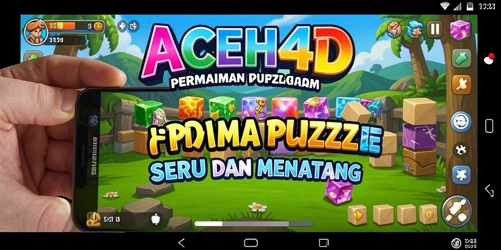 Tangkapan layar utama ACEH4D menampilkan gameplay Puzzle yang penuh tantangan.