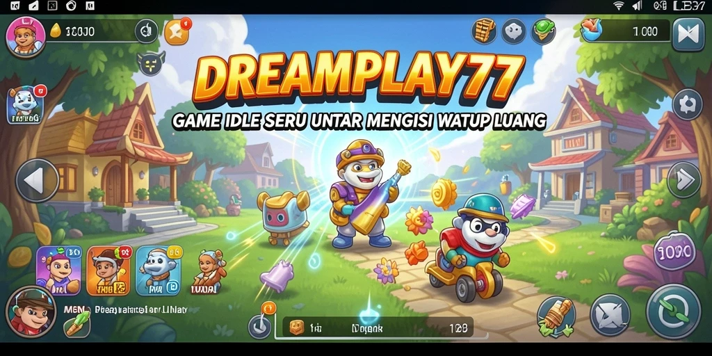 Tampilan screenshot menunjukkan aksi permainan Idle yang menarik.