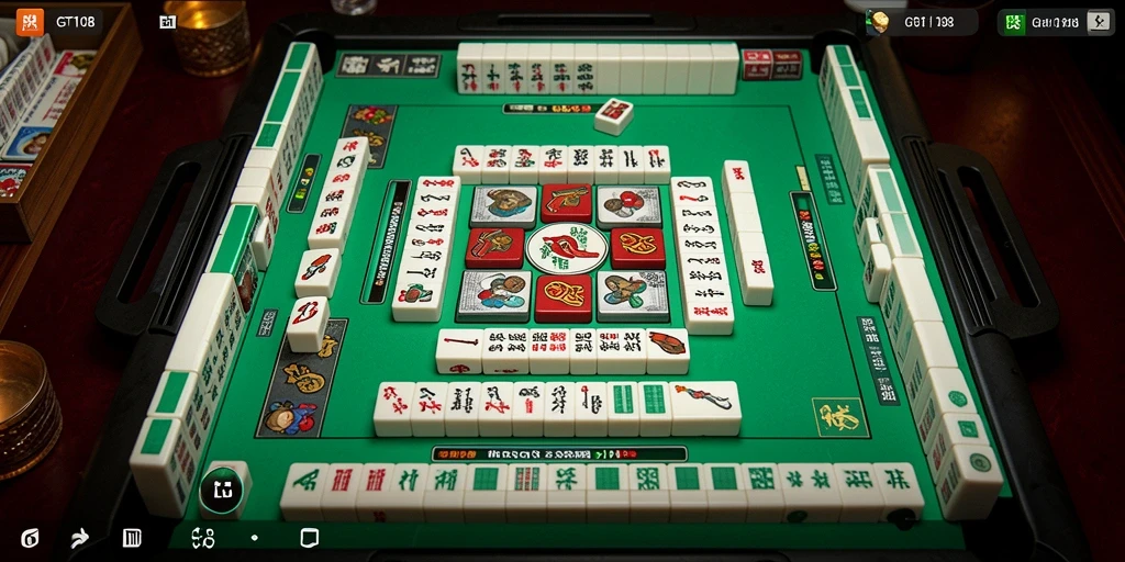 Tampilan gameplay GT108 yang menawan dan menantang di fitur Mahjong.