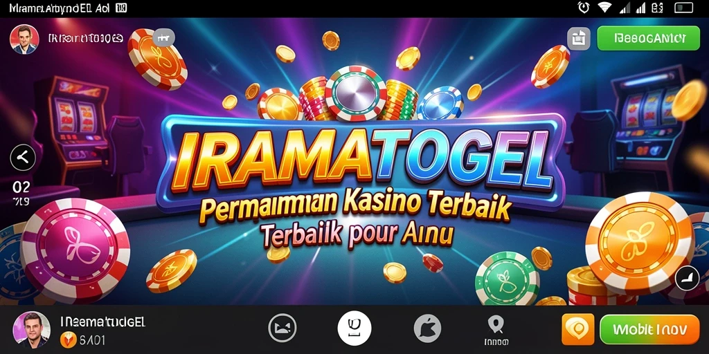 Tangkapan layar IRAMATOGEL menampilkan gameplay Kasino yang menegangkan dan interaktif.