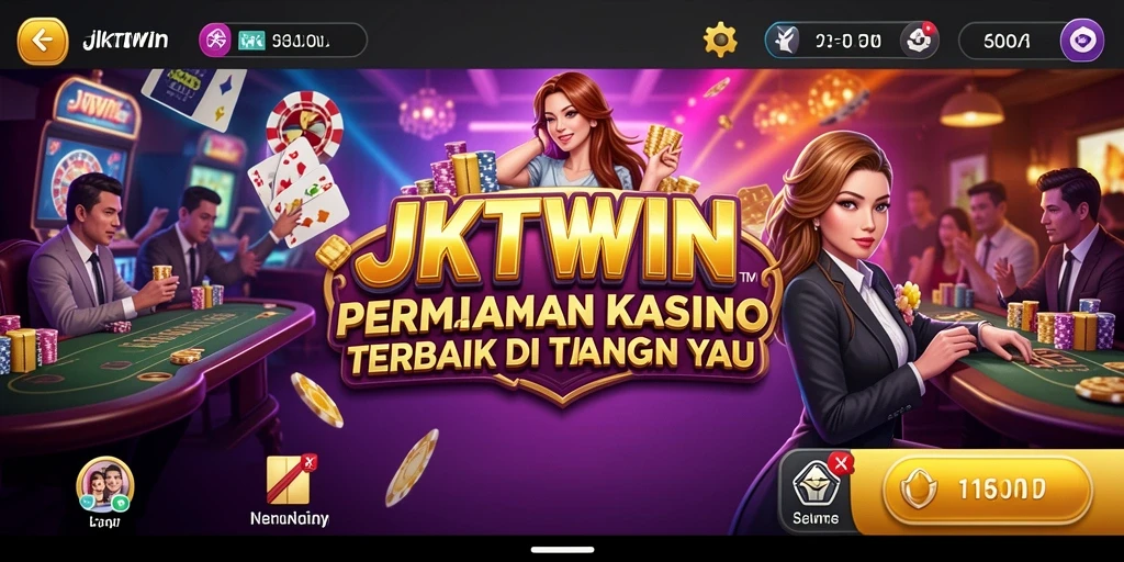 Screenshot gameplay JKTWIN menampilkan aksi seru permainan Kasino.