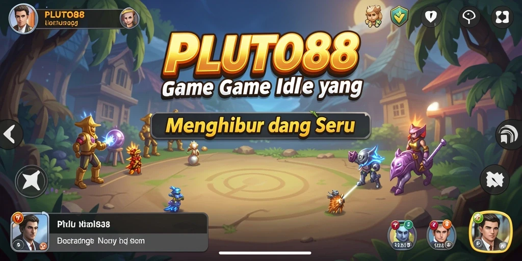 Tampilan gameplay menarik dari PLUTO88 yang menyenangkan.