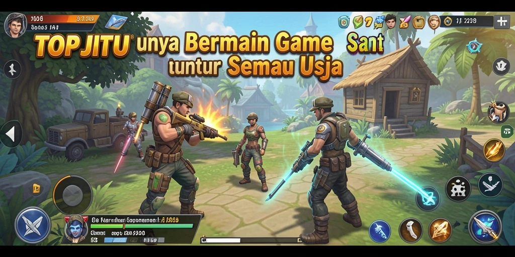 Screenshot gameplay <strong>TOPJITU</strong> menampilkan keseruan level santai.