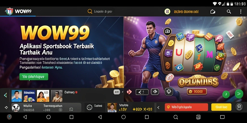 Screenshot WOW99 menampilkan antarmuka taruhan yang intuitif dan menarik.